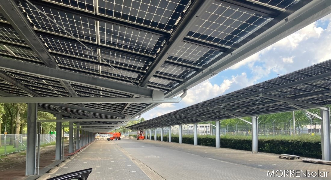 MORRENsolar solar parking Urenco Almelo